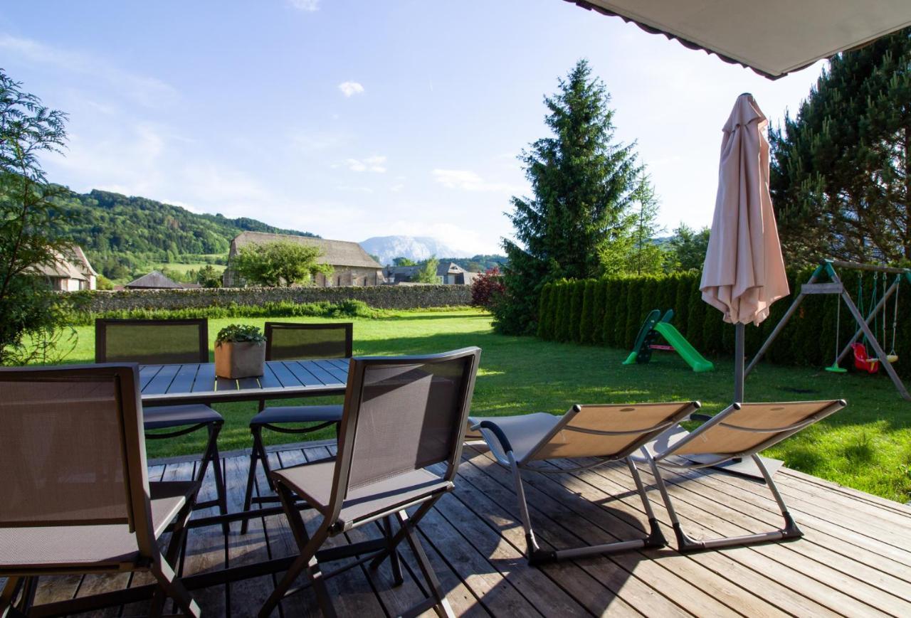Gite Balneo Au Coeur Des Alpes Taninges Exterior foto